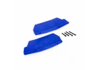 Traxxas Mud guards, rear, blue (left and right) / 3x15 CCS (2)