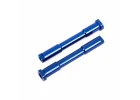 Traxxas Bellcrank posts, steering (aluminium, blue-anodised)