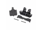 Traxxas Bumper, rear / skidplate, rear / tie bar mount, rear / 3x25 CS (2)