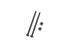 Traxxas Suspension pins, outer, rear, 35x567mm (hardened steel) (2) / M3x05mm NL, flanged (2)