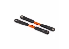 Traxxas Camber links, front, Sledge (TUBES orange-anodised, 7075-T6 aluminium, stronger than titanium) (117mm) (2)/ rod ends, assembled with steel hollow balls (4)/ aluminium wrench, 8mm (1)