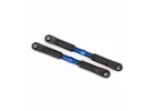 Traxxas Camber links, front, Sledge (TUBES blue anodised, 7075-T6 aluminium, stronger than titanium) (117mm) (2)/ rod ends, assembled with steel hollow balls (4)/ aluminium wrench, 8mm (1)