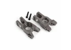 Traxxas Sledge 6061-T6 Aluminium Stub Axle Carriers - Left and Right - Dark Anodised