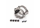 Traxxas Motor mount, aluminium (upper and lower) / motor mount spacer / hardware