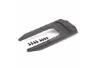 Traxxas Skidplate, chassis, graphite gray (fits Sledge)