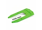 Traxxas Skidplate, chassis, green (fits Sledge)
