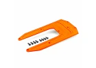 Traxxas Skidplate, chassis, orange (fits Sledge)