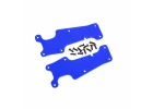 Traxxas Suspension arm covers, blue, front (left and right) / 25x8 CCS (12)