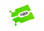 Traxxas Suspension arm covers, green, rear (left and right) / 25x8 CCS (12)