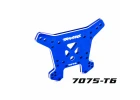 Traxxas Shock tower, rear, 7075-T6 aluminium (blue-anodised) (fits Sledge)