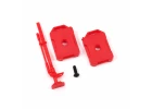 Traxxas Fuel canisters (left + right)/ jack (red) (fits 9712 body)