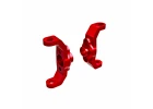 Traxxas Caster blocks, 6061-T6 aluminium (red-anodised) (left + right)
