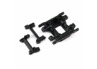 Traxxas Skidplate, center/ bumper mount, front/ bumper mount, rear