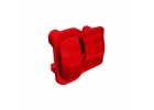 Traxxas Differential cover, front or rear (red) (2)