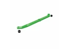 Traxxas Steering link, 6061-T6 aluminium (green-anodised)/ servo horn, metal/ spacers (2)/ 3x6mm CCS (with threadlock) (1)/ 2.5x7mm SS (with threadlock) (1)