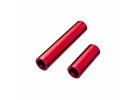 Traxxas Driveshafts, center, female, 6061-T6 aluminium (red-anodised) (front + rear) (for use with 9751 metal center driveshafts)