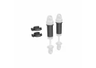 Traxxas Body, GTM Shock, 6061-T6 Aluminium (grey-anodised) (includes spring pre-load spacers) (2)