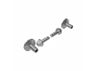 Traxxas Gears, axle (metal, front + rear)