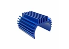 Traxxas Heat sink, Titan 87T motor (6061-T6 Aluminium, blue-anodised)