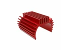 Traxxas Heat sink, Titan 87T motor (6061-T6 Aluminium, red-anodised)
