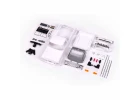 Traxxas Body, Ford F-150 Truck (1979), complete (unassembled) (white, requires painting) (includes grille, side mirrors, door handles, roll bar, windshield wipers, side trim, + clipless mounting) (requires 9834 front + rear bumpers)