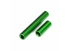 Traxxas Driveshafts, center, female, 6061-T6 aluminium (green-anodised) (front + rear) (for use with 9751 metal center driveshafts) (fits 1:18 TRX-4M vehicles with 162mm wheelbase)