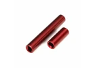 Traxxas Driveshafts, center, female, 6061-T6 aluminium (red-anodised) (front + rear) (for use with 9751 metal center driveshafts) (fits 1:18 TRX-4M vehicles with 162mm wheelbase)