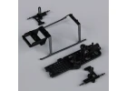 Twister Frame Set including Main Frame / Anti rotation Bracket / Skid Set (for Ninja 250) (4 pcs)