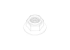 UDI RC M4 Hex Flanged Lock Nut