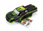 Blackzon Slayer Truck Body (Black/Green)