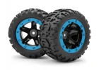 Slyder MT Wheels/Tires Assembled (Black/Blue)