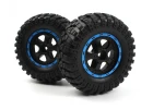 Smyter Desert Wheels/Tires Assembled (Black/Blue/2