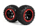 Slyder ST Wheels/Tires Assembled (Black/Red)