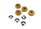 Metal 12mm Hex Hub Set