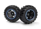 Spryte Wheels/Tires Assembled (Black/Blue)