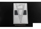 Steel Front Side Hood Diamond Plates for RC4WD Gelande II 2015 Land Rover Defender D90 RC4WD