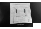 Steel Rear Bed Diamond Plates for RC4WD Gelande II 2015 Land Rover Defender D90 (Heritage Edition) RC4WD