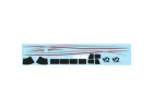 XFly 850mm P68 Decal Sheet - Blue
