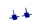 XFly Twin 40mm F-18 (Blue) Horn Set