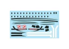 XFly Twin 40mm J-65 Decal Sheet - Red