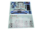 X-Rider Flamingo Sticker Blue