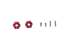 X-Rider Flamingo 6mm Hex. Hub Set(Metal - Red)