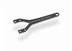 XRay X4F Graphite Upper Deck - Split Front - 2.0mm