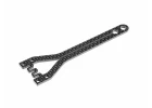 XRay X4A23 Graphite Upper Deck - Split Front - 2.0mm