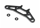 XRay X4 Carbon Upper Holder For Bumper For Uni Bulkheads