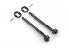 XRay Composite Front Eccentric 6mm Body Mount Set