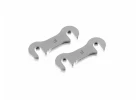 XRay X4 Front Roll-Center Spacer (2)