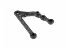 XRay X4 CFF Front Lower Arm - Inner Shock Position - Graphite - Right