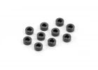 XRay Aluminium Shim 3X6X3.0mm - Black (10)