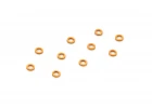 XRay Aluminium Shim 3X5X1.0mm - Orange (10)